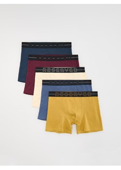 Reserved - 5 pack bokserek Long - bordowy ze sklepu Reserved w kategorii Majtki męskie - zdjęcie 187561173