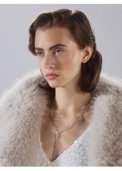 Reserved - Naszyjnik z kryształkami - srebrny ze sklepu Reserved w kategorii Naszyjniki - zdjęcie 187561280