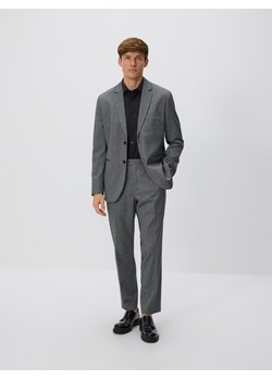 Reserved - Marynarka slim fit z wiskozą - czarny ze sklepu Reserved w kategorii Marynarki męskie - zdjęcie 187561364