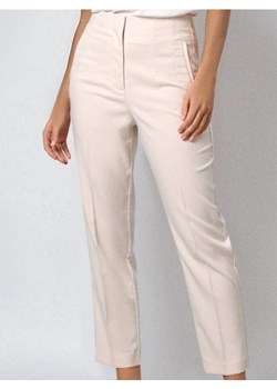 Sinsay - Spodnie cygaretki - kremowy ze sklepu Sinsay w kategorii Spodnie damskie - zdjęcie 187561683