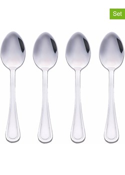 Villa d´Este Łyżeczki (4 szt.) &quot;Antique&quot; w kolorze srebrnym - wys. 21 cm ze sklepu Limango Polska w kategorii Sztućce - zdjęcie 187562012