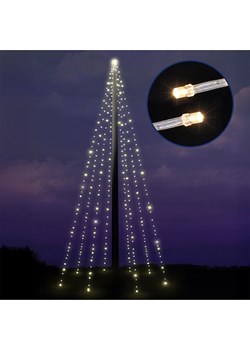 Hollybell Łańcuch świetlny LED do masztu flagowego - EEK G (A do G) - dł. 1000 cm ze sklepu Limango Polska w kategorii Oświetlenie - zdjęcie 187562114