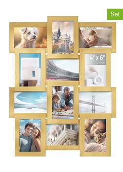Songmics Ramki (12 szt.) w kolorze złotym na zdjęcia - 47,5 x 62 cm ze sklepu Limango Polska w kategorii Ramki na zdjęcia - zdjęcie 187562242