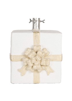 Clayre &amp; Eef Stojak w kolorze biało-beżowym na choinkę - 26 x 24 x 33 cm ze sklepu Limango Polska w kategorii Dekoracje bożonarodzeniowe - zdjęcie 187562362