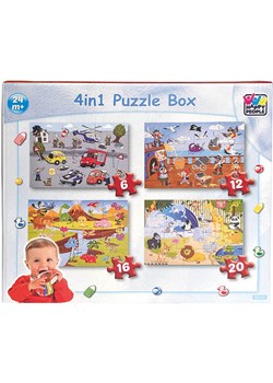 Happy People Puzzle (4 szt.) - 2+ ze sklepu Limango Polska w kategorii Puzzle - zdjęcie 187562442