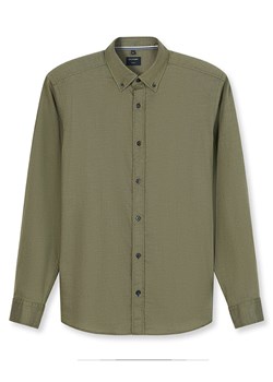 OLYMP Koszula "Casual" - Regular fit - w kolorze oliwkowym ze sklepu Limango Polska w kategorii Koszule męskie - zdjęcie 187562513