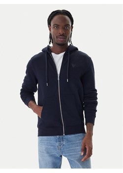 Guess Bluza M6RQ48 KCN01 Granatowy Regular Fit ze sklepu MODIVO w kategorii Bluzy męskie - zdjęcie 187562582