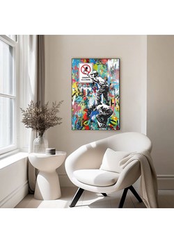 Orangewallz Druk artystyczny &quot;Graffiti Rebellion&quot; w ramce ze sklepu Limango Polska w kategorii Obrazy - zdjęcie 187563033