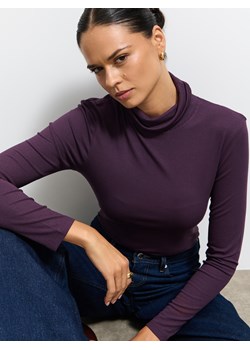 Mohito - Gładki fioletowy golf - mahoń ze sklepu Mohito w kategorii Swetry damskie - zdjęcie 187563460