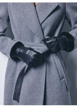 Mohito - Skórzane rękawiczki - czarny ze sklepu Mohito w kategorii Rękawiczki damskie - zdjęcie 187563533