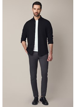 Spodnie Szare Chino z Elastycznym Pasem z Bawełną Mikkeli ze sklepu Lancerto S.A. w kategorii Spodnie męskie - zdjęcie 187563603