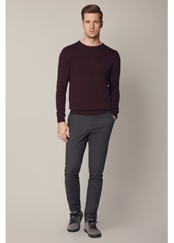 Spodnie Szare Chino z Bawełną Monaco ze sklepu Lancerto S.A. w kategorii Spodnie męskie - zdjęcie 187563610