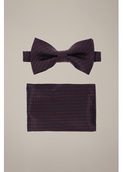 Mucha Granatowo-Brązowa Plus Poszetka Wzór ze sklepu Lancerto S.A. w kategorii Muchy - zdjęcie 187563613