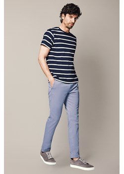 Spodnie Błękitne Chino z Bawełną Monaco ze sklepu Lancerto S.A. w kategorii Spodnie męskie - zdjęcie 187563631