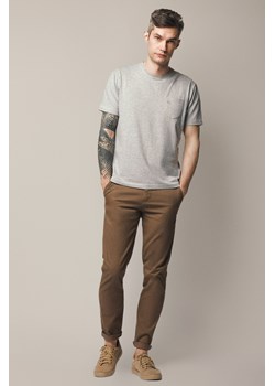 Spodnie Beżowe z Bawełną Chino Gareth ze sklepu Lancerto S.A. w kategorii Spodnie męskie - zdjęcie 187563633