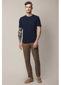 Spodnie Beżowe z Bawełną Chino Nelson ze sklepu Lancerto S.A. w kategorii Spodnie męskie - zdjęcie 187563634