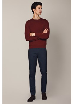 Spodnie Granatowe w Kratę Clapham ze sklepu Lancerto S.A. w kategorii Spodnie męskie - zdjęcie 187563652