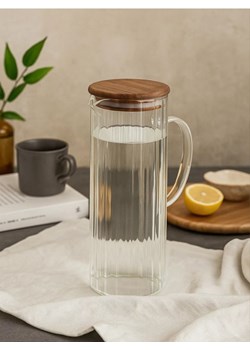 Sinsay - Szklany dzbanek z uchwytem i pokrywką - clear ze sklepu Sinsay w kategorii Dzbanki i zaparzacze - zdjęcie 187564630