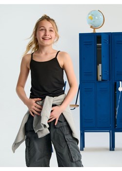 Sinsay - Gładki top basic - czarny ze sklepu Sinsay w kategorii Bluzki dziewczęce - zdjęcie 187564641