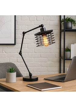 Biurkowa lampa industrialna CABULO LOFT – regulacja kąta świecenia ze sklepu Lysne w kategorii Lampy stołowe - zdjęcie 187564691