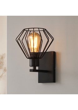 Kinkiet loft czarny SUEZ LOFT – nowoczesna lampka ścienna do sypialni ze sklepu Lysne w kategorii Lampy ścienne - zdjęcie 187564701