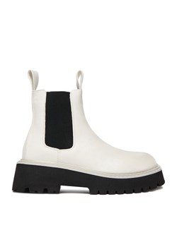 DeeZee Sztyblety 88167 1-WHITE PU Biały ze sklepu MODIVO w kategorii Botki - zdjęcie 187565303