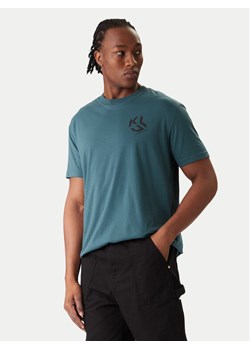 Karl Lagerfeld Jeans T-Shirt A2M17072 Zielony Regular Fit ze sklepu MODIVO w kategorii T-shirty męskie - zdjęcie 187565310