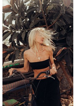 Bamboo Bandeau - Space Black ze sklepu Surf Inc w kategorii Bluzki damskie - zdjęcie 187565813