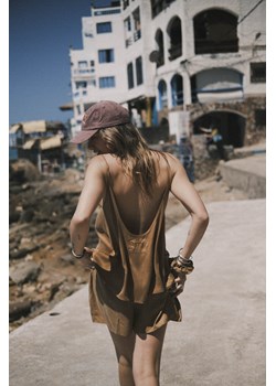 Cupro Loose Top - Golden Haze ze sklepu Surf Inc w kategorii Bluzki damskie - zdjęcie 187566643