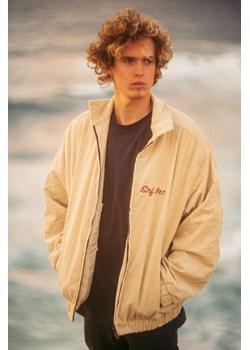 Cord Baseball Jacket - Vintage White ze sklepu Surf Inc w kategorii Kurtki męskie - zdjęcie 187566793