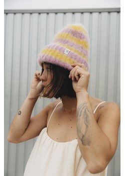 Flip Drip Beanie - Mellow Yellow & Purple Haze ze sklepu Surf Inc w kategorii Czapki zimowe damskie - zdjęcie 187567333