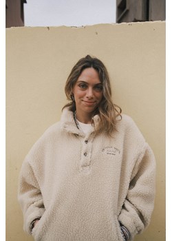 Sherpa High Neck Sweat - Vintage White ze sklepu Surf Inc w kategorii Bluzy damskie - zdjęcie 187567422