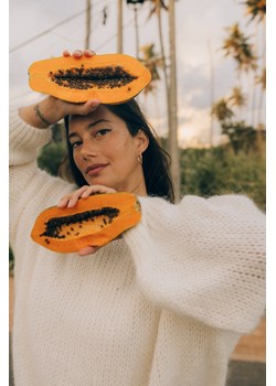 Cherie Cloud Sweater - Vintage White ze sklepu Surf Inc w kategorii Swetry damskie - zdjęcie 187567843