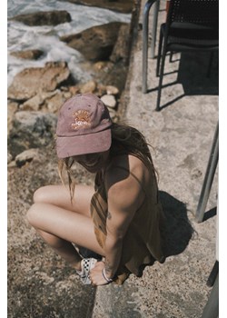 Sunset Dealer Cord Cap - Dirty Pink ze sklepu Surf Inc w kategorii Czapki z daszkiem damskie - zdjęcie 187567874