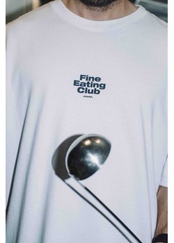 Fine Eating Club Tee - Paper White ze sklepu Surf Inc w kategorii Bluzki damskie - zdjęcie 187567963