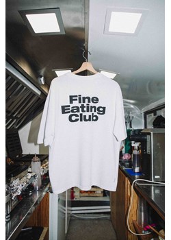 Fine Eating Club Tee - Paper White ze sklepu Surf Inc w kategorii T-shirty męskie - zdjęcie 187567971
