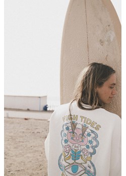 High Tides Sweat - Vintage White ze sklepu Surf Inc w kategorii Bluzy damskie - zdjęcie 187568004