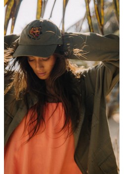 Mat Cat Soft Cap - Khaki Green ze sklepu Surf Inc w kategorii Czapki z daszkiem damskie - zdjęcie 187568133