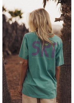 SRF Washed Tee - Poison Green ze sklepu Surf Inc w kategorii Bluzki damskie - zdjęcie 187568583