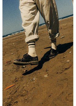 Wave Socks - Vintage White ze sklepu Surf Inc w kategorii Skarpetki męskie - zdjęcie 187569433