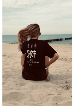 North Seas Tee - Space Black ze sklepu Surf Inc w kategorii Bluzki damskie - zdjęcie 187569504