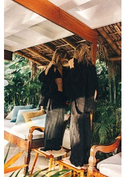 Bali Party Shirt - Space Black ze sklepu Surf Inc w kategorii Koszule damskie - zdjęcie 187569650