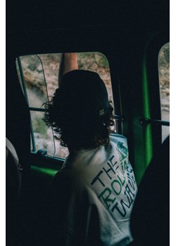 THE ROLLING WAVES TEE - DIRTY WHITE ze sklepu Surf Inc w kategorii T-shirty męskie - zdjęcie 187569784