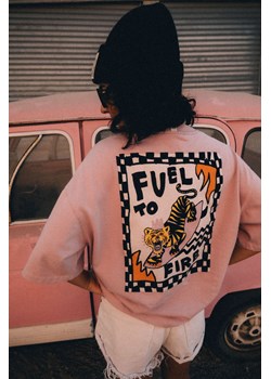 Fuel To Fire Tee - Pink Kush ze sklepu Surf Inc w kategorii Bluzki damskie - zdjęcie 187569811