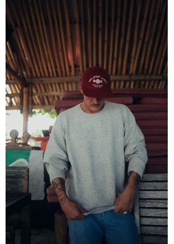 Beach Bum Sweater - Light Grey ze sklepu Surf Inc w kategorii Bluzy męskie - zdjęcie 187570111