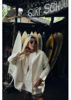 Cottage Oversized Jacket - Vintage White ze sklepu Surf Inc w kategorii Kurtki damskie - zdjęcie 187570122