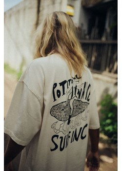 Potato Wave Tee - Super Natural ze sklepu Surf Inc w kategorii Bluzki damskie - zdjęcie 187570692