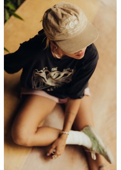 No Rules Cord Cap - Cookie ze sklepu Surf Inc w kategorii Czapki z daszkiem damskie - zdjęcie 187570742