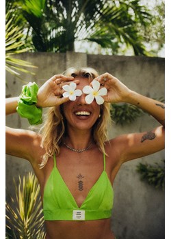 Lime Hair Scrunchie ze sklepu Surf Inc w kategorii Spinki - zdjęcie 187571082