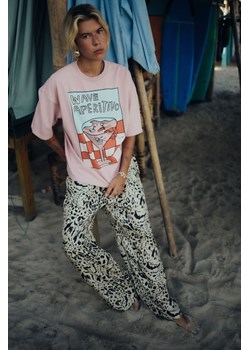 Animal Loose Pants - Silk Blend ze sklepu Surf Inc w kategorii Spodnie damskie - zdjęcie 187571403